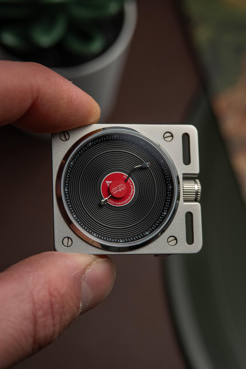 vinyl record player watch