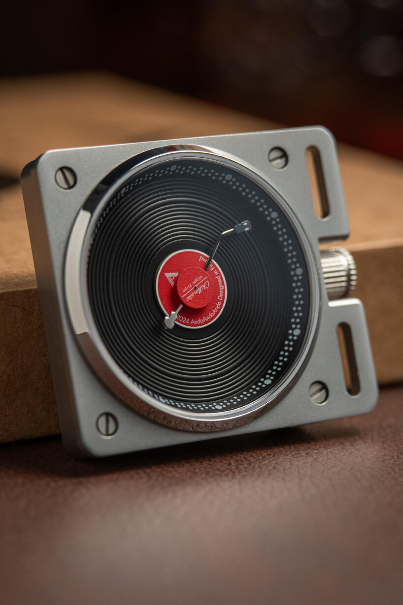 vinyl record player watch