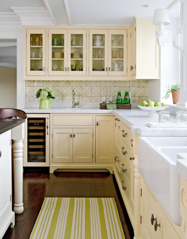 Butter yellow kitchen
